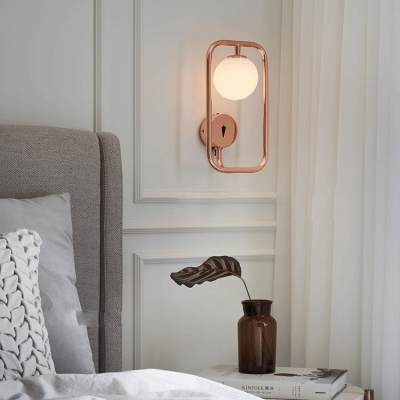 applique murale rose