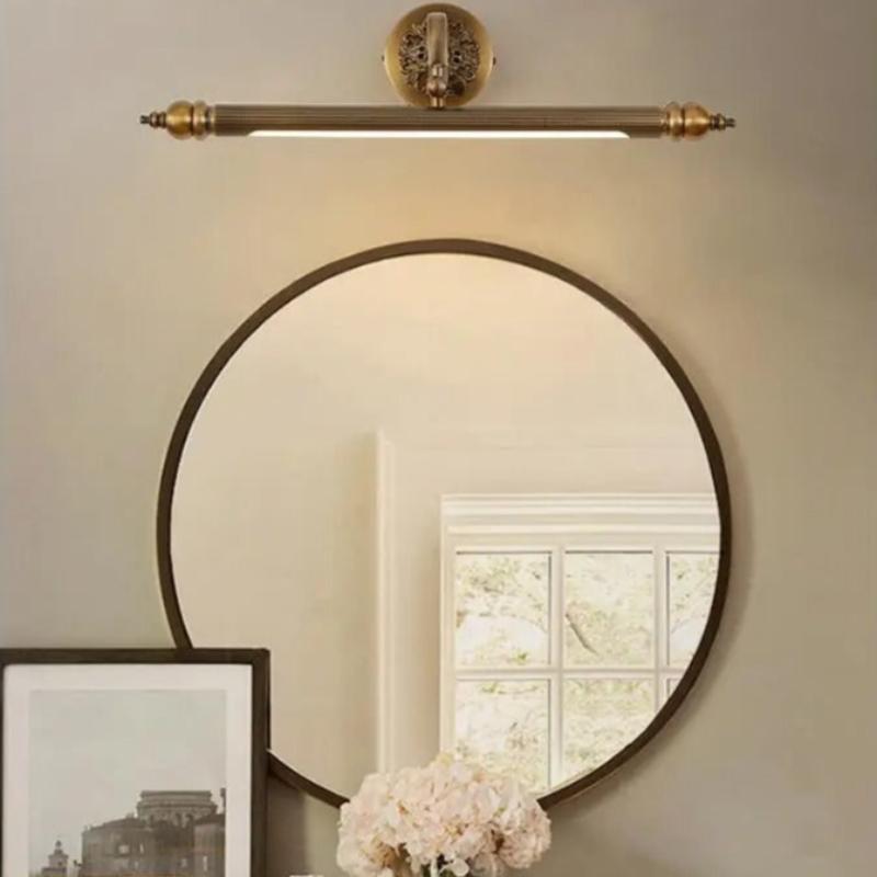 applique murale miroir salle de bain vintage