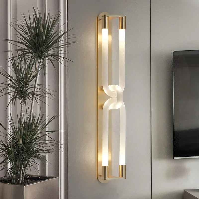 applique murale double faisceau salon moderne