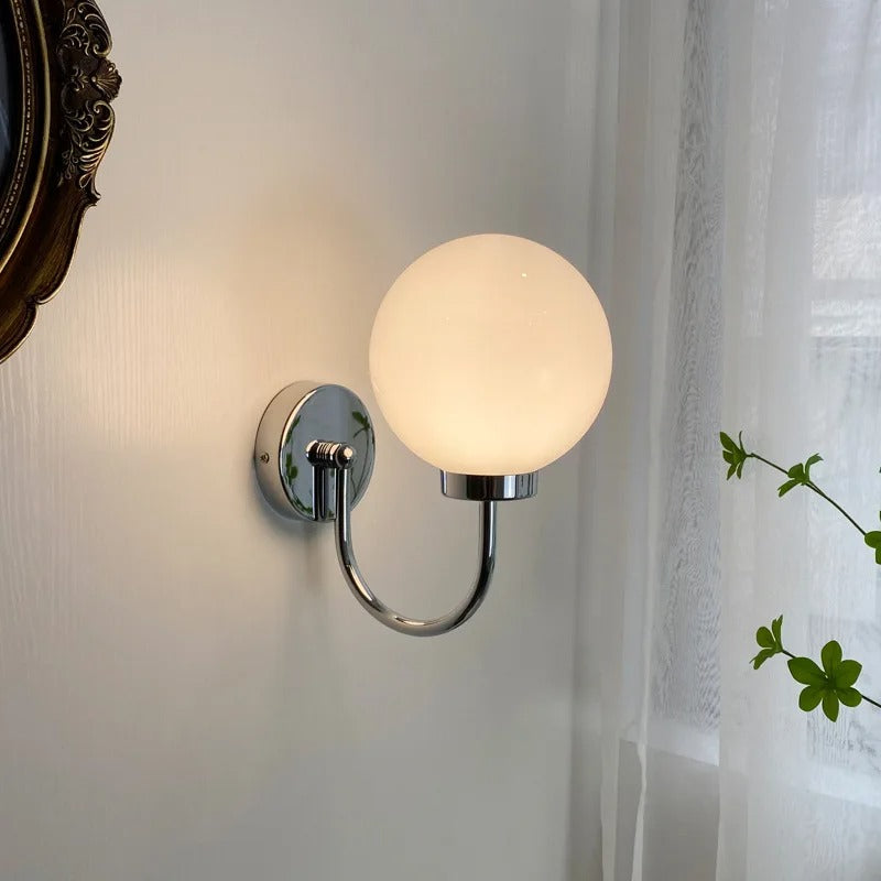 applique murale couleur argent