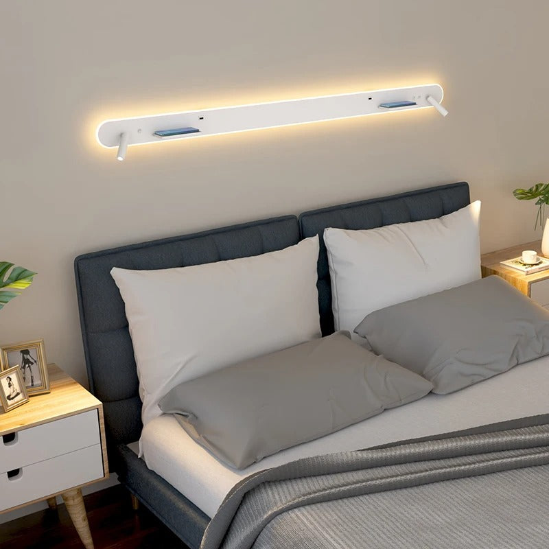 applique murale sans fil avec télécommande pour chambre