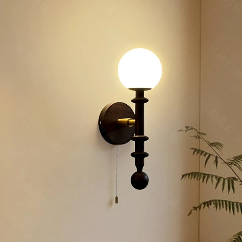 applique murale chambre à coucher en bois
