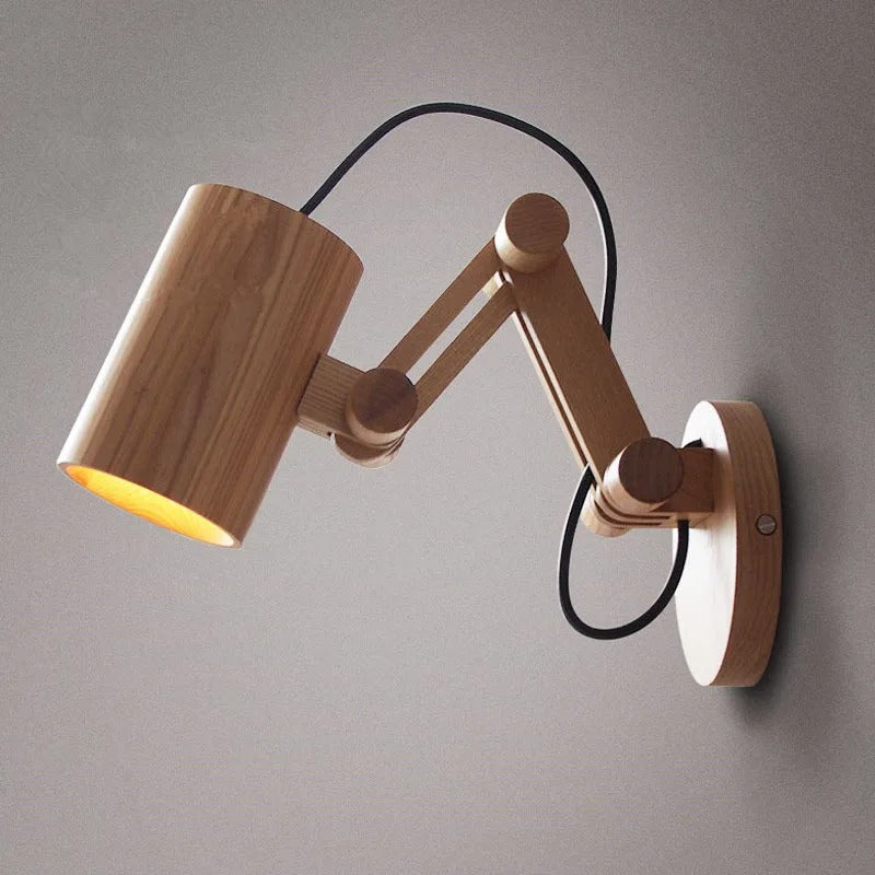 applique murle bois orientable