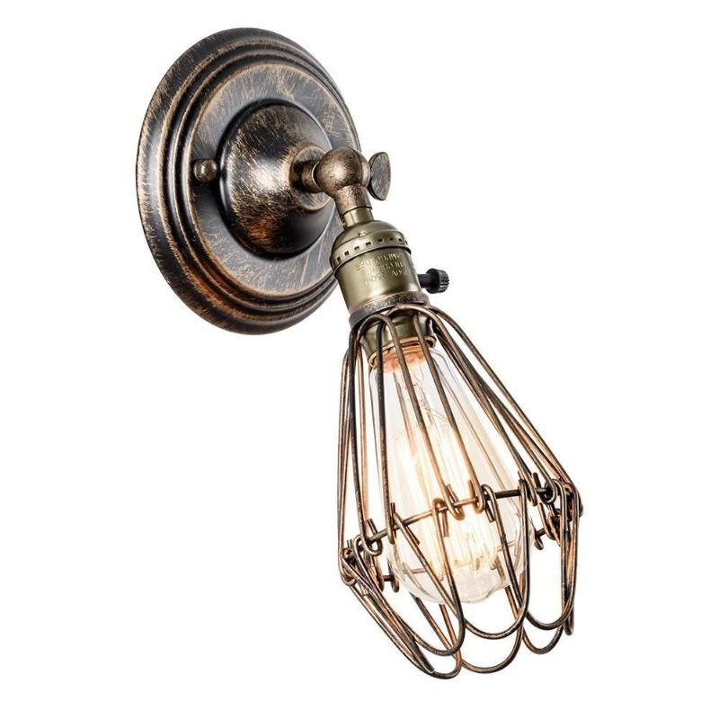 applique murale led cage oiseau