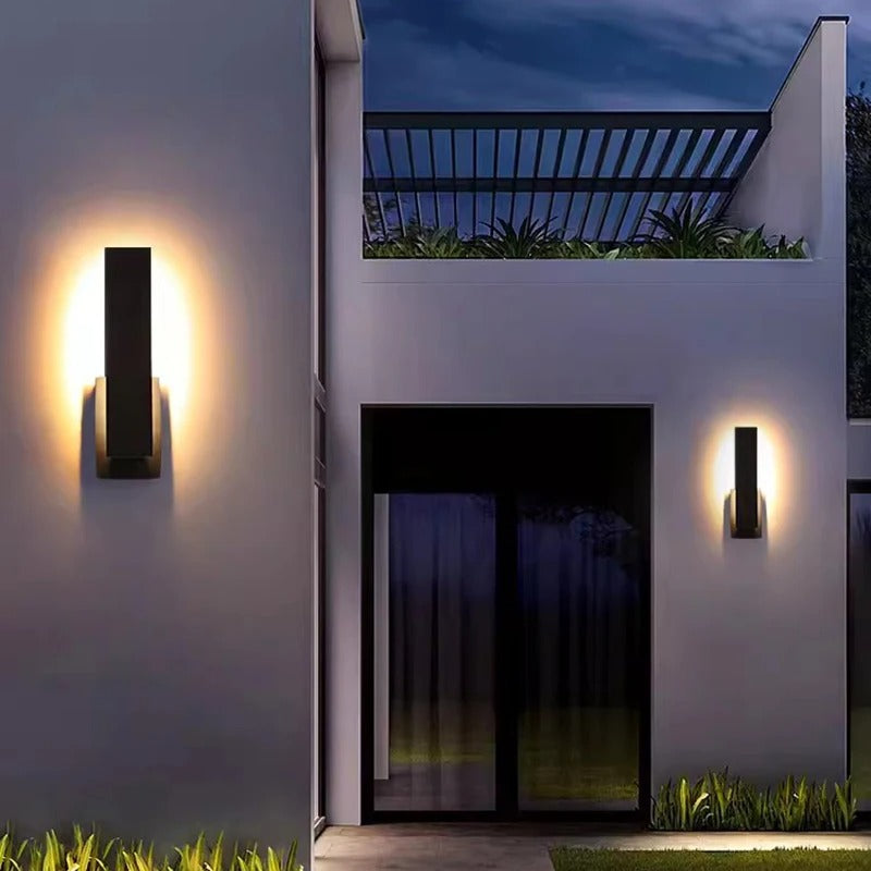 applique murale veranda design noir
