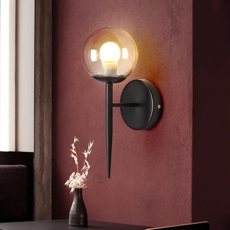 applique murale chic noir