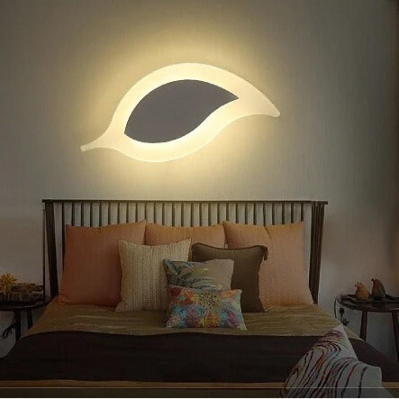 applique murale feuille noire