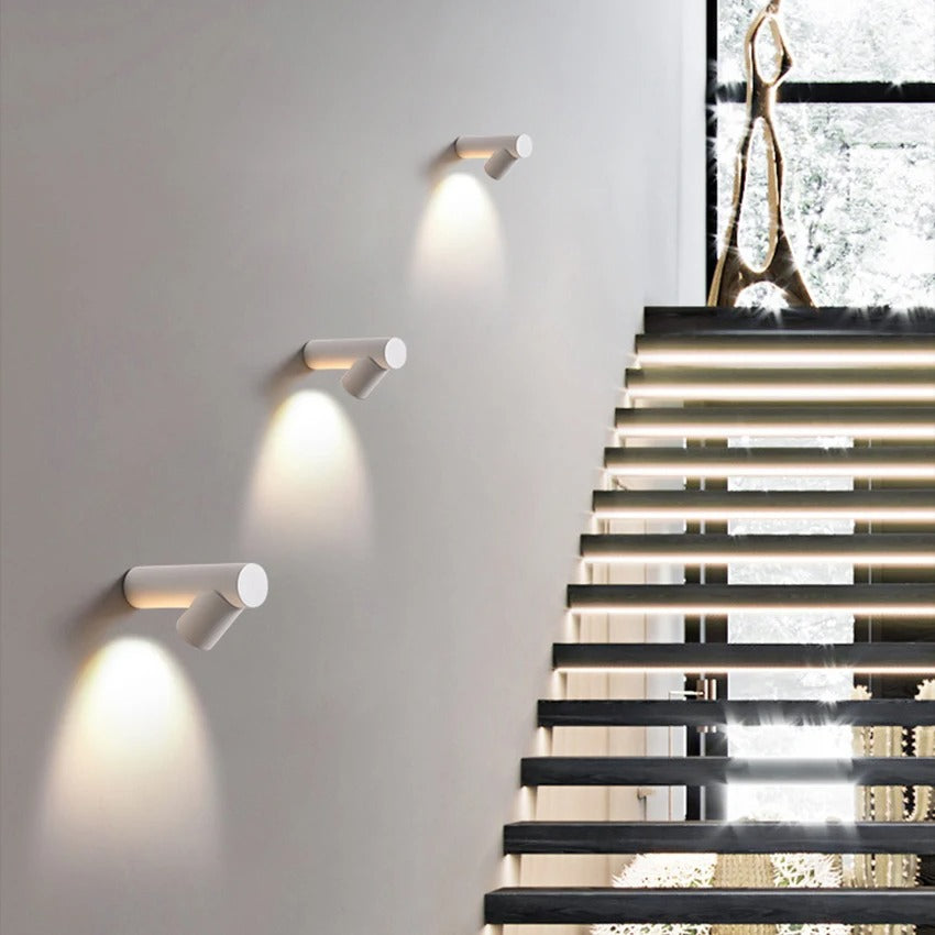 applique murale escalier design blanc