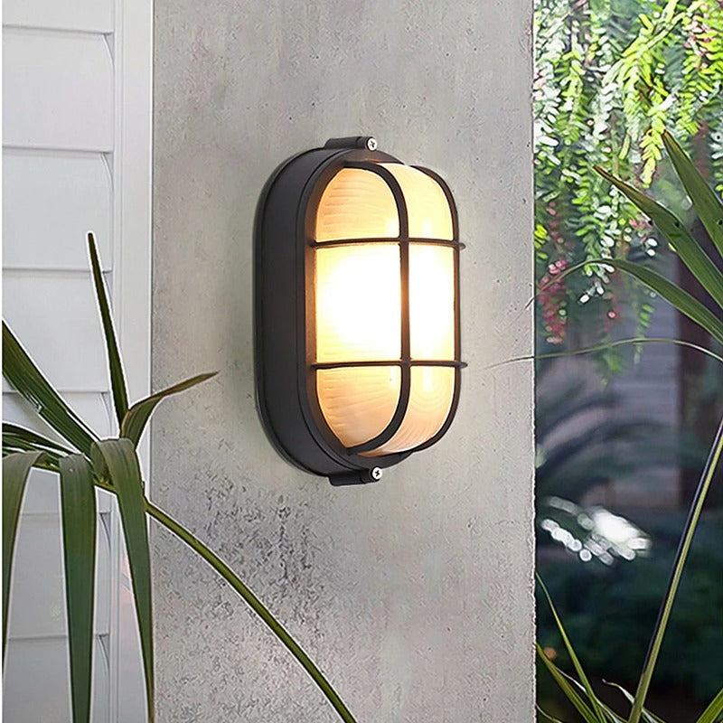 applique murale ip44 noir design