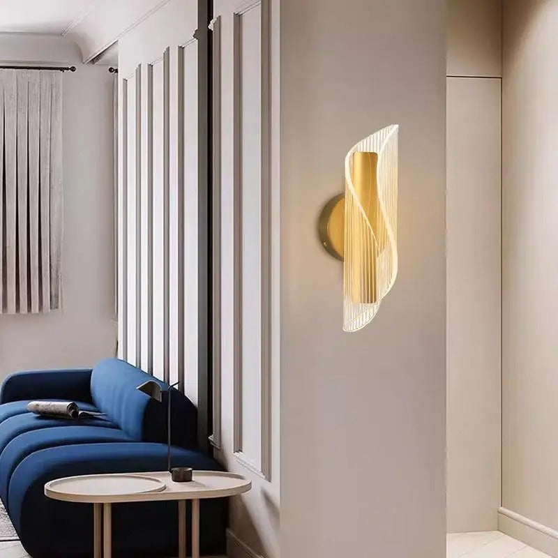applique murale paille salon