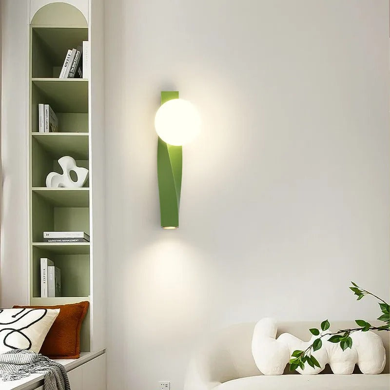 Applique murale multiple vert design