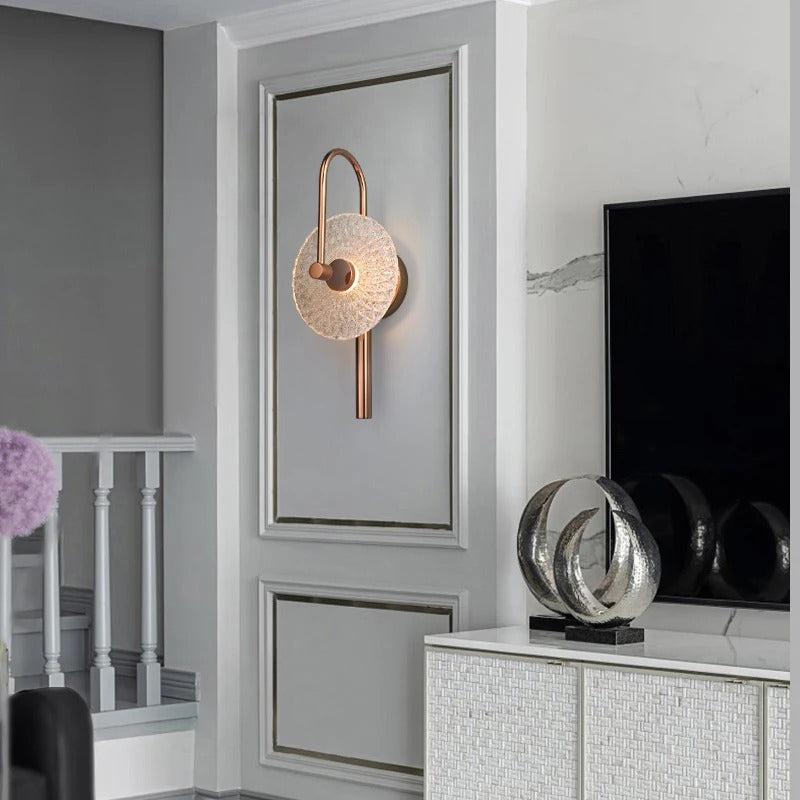 applique murale verticale design salon blanc