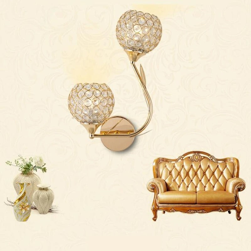 applique murale architecte moderne or