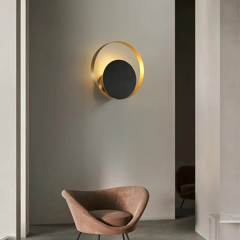 applique murale cercle salon scandinave