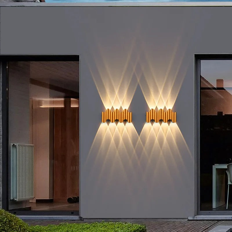 applique murale or aluminium