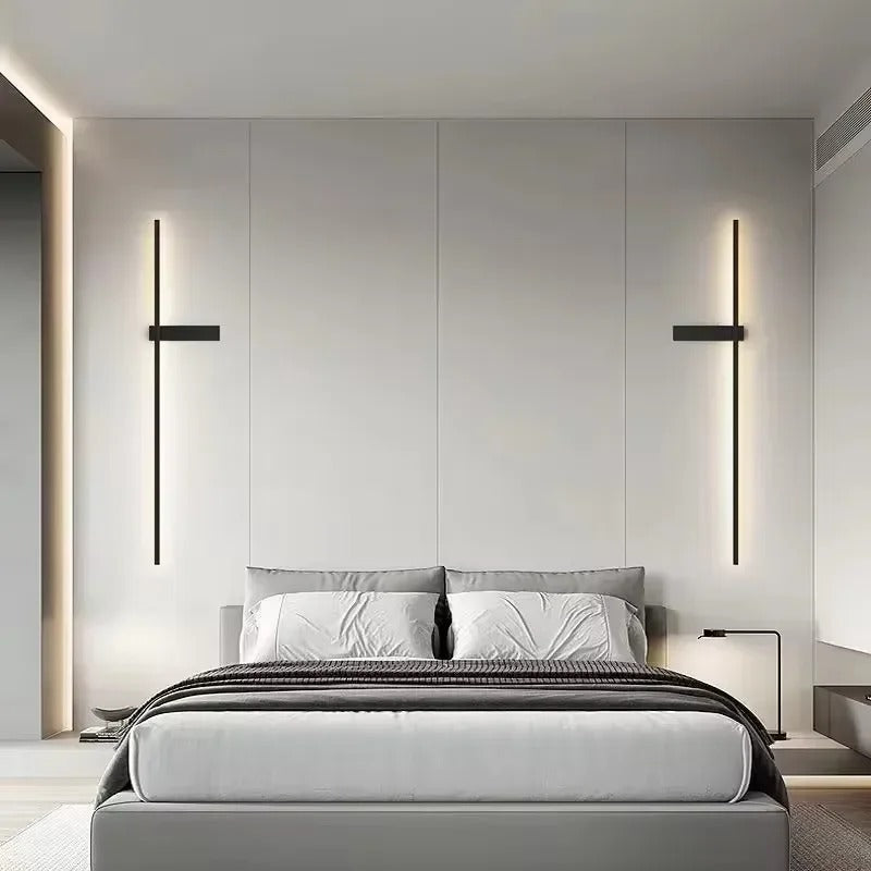 applique murale linéaire chambre