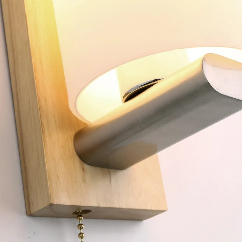 applique murale equerre bois moderne