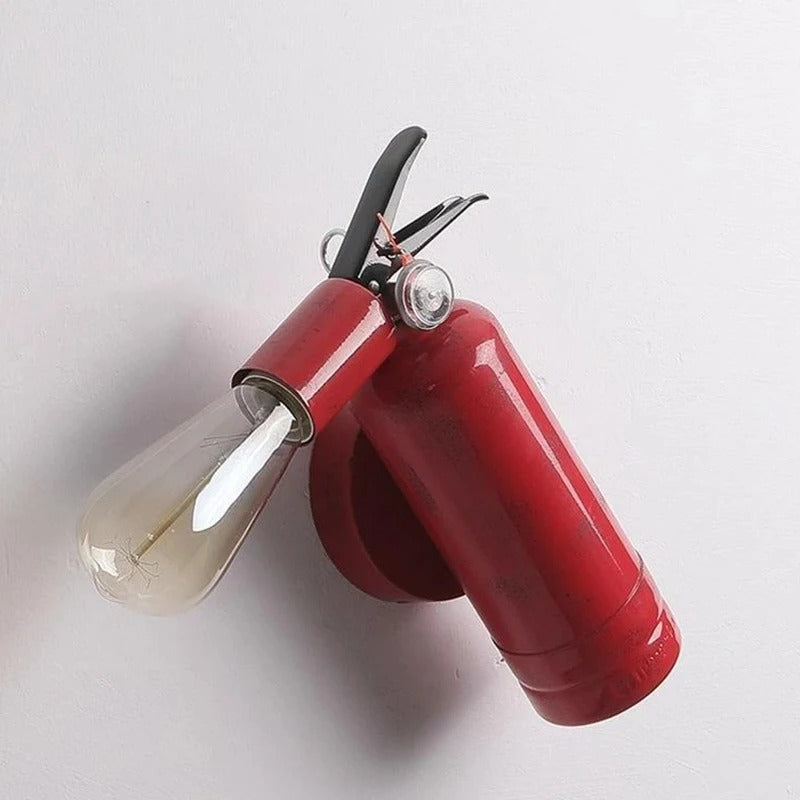 applique murale rouge