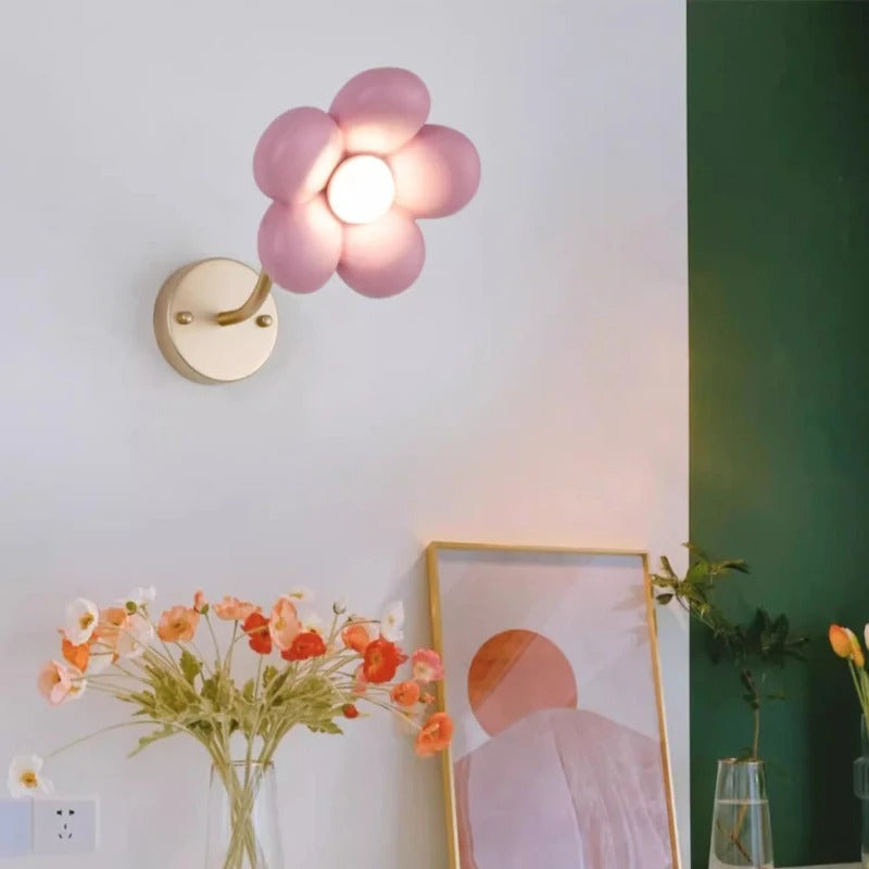 applique murale cuivre rose pour chambre bohème