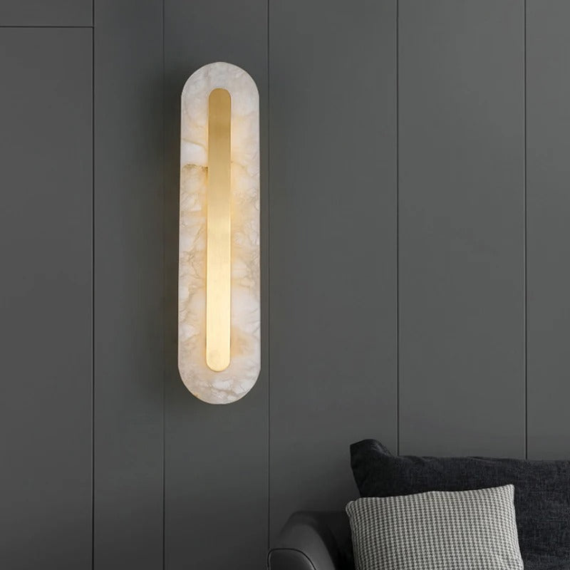 applique murale led ovale salon moderne