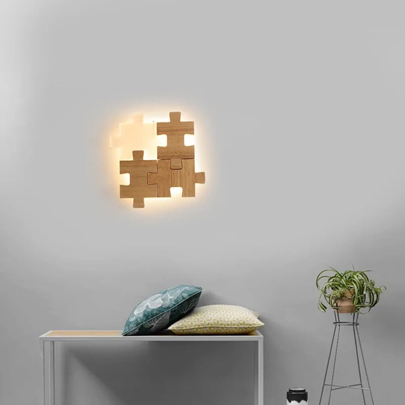 applique murale design puzzle