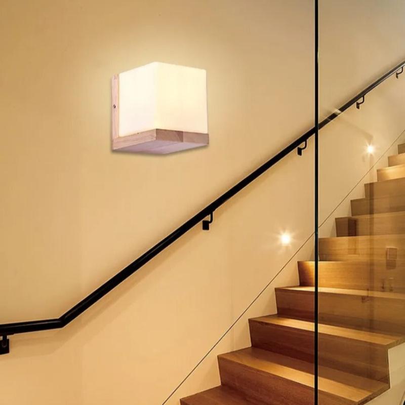 applique murale cube escalier design