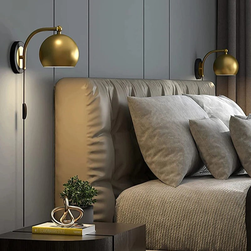 applique murale cintage or chambre moderne & cuisine