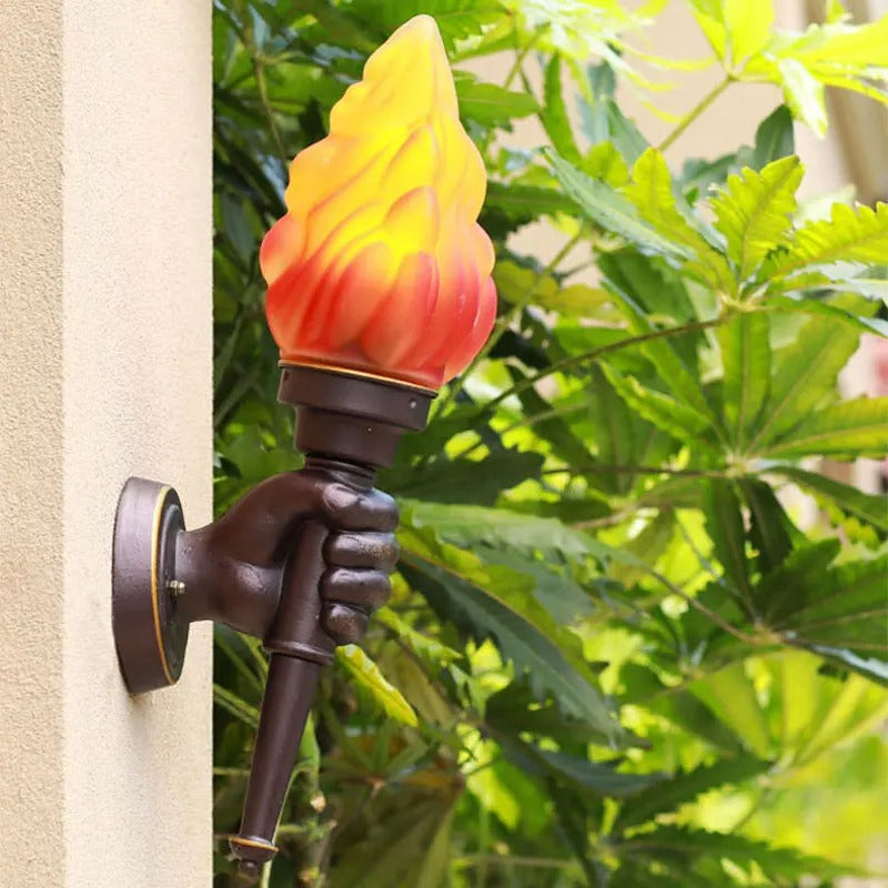 applique murale torche lumineux design