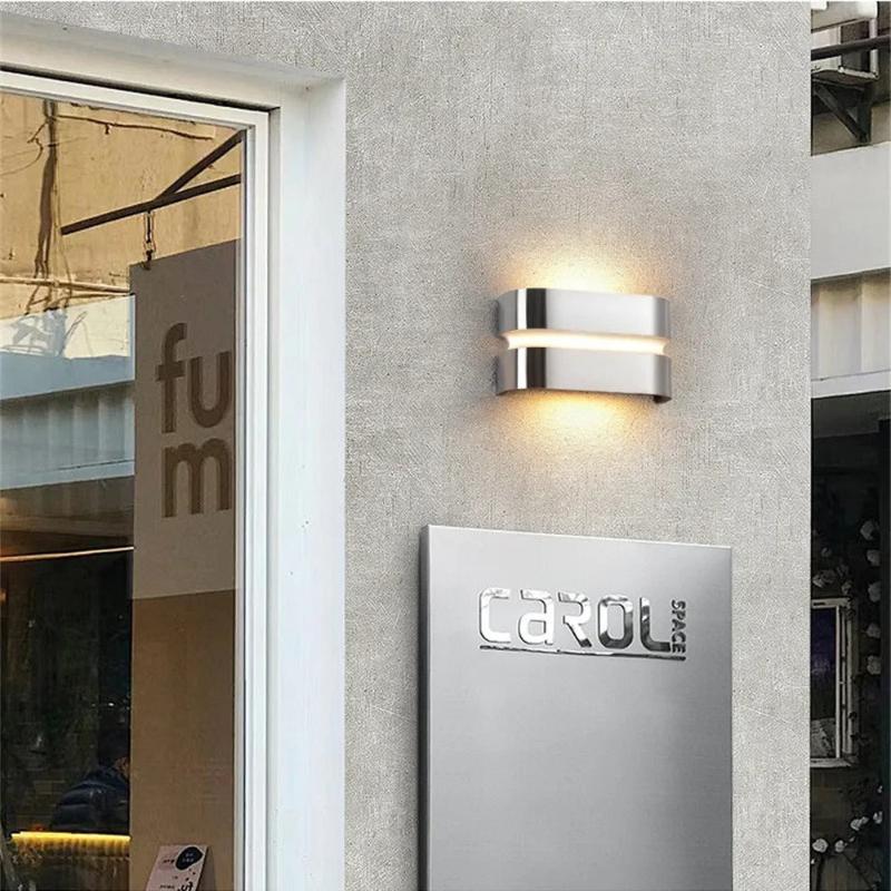 applique murale inox extérieur led