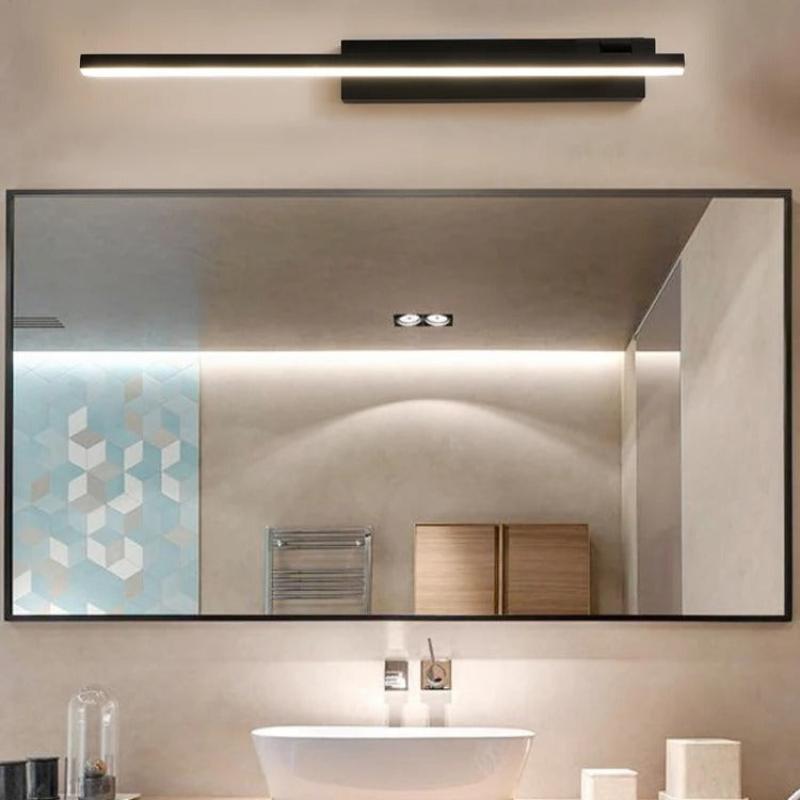 applique murale salle de bain noir