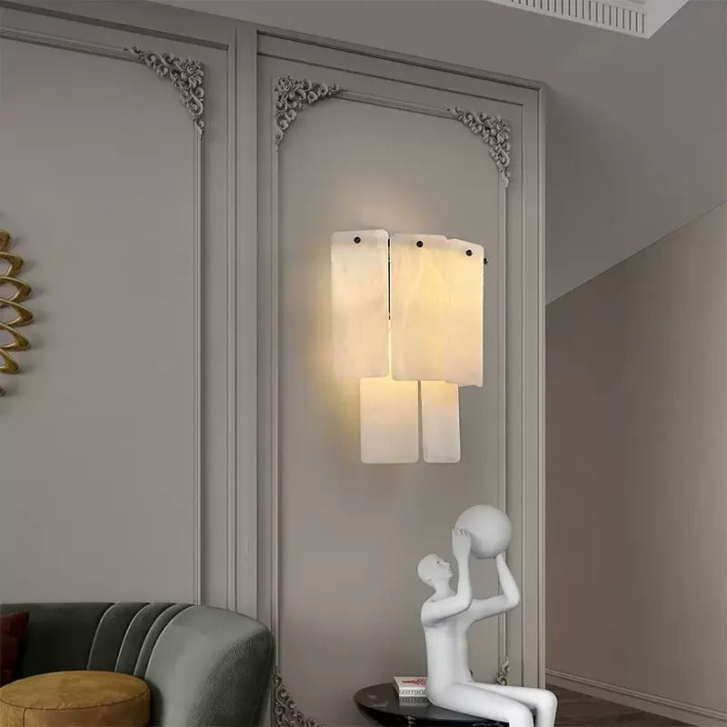 applique murale moderne chambre luxueuse blanche