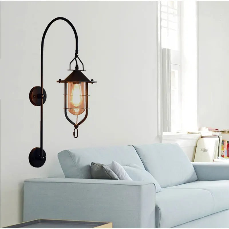 applique murale tulipe ancienne salon blanc
