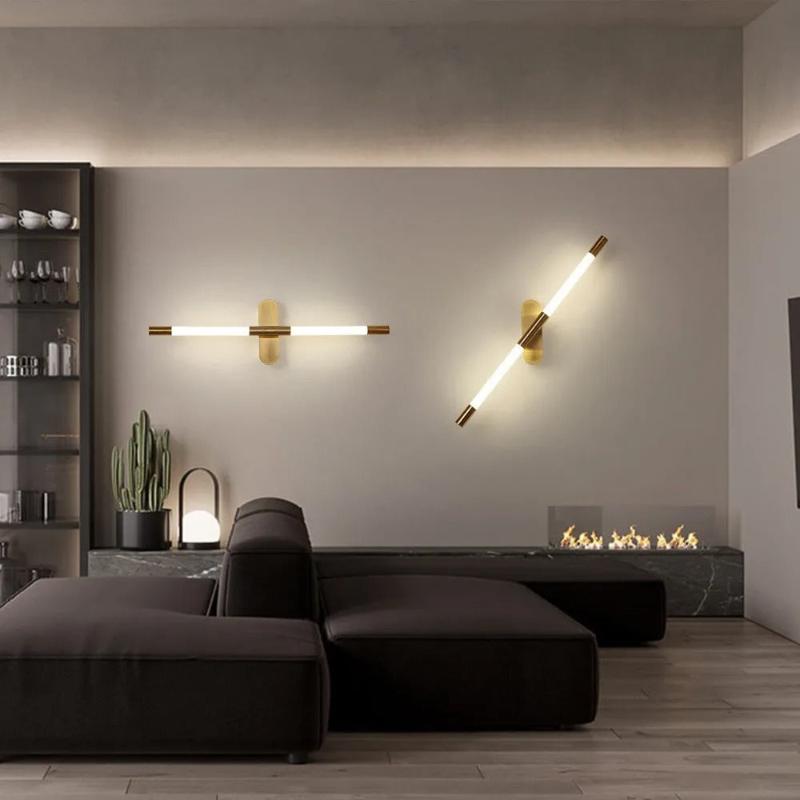 applique murale moderne led salon scandinave chic