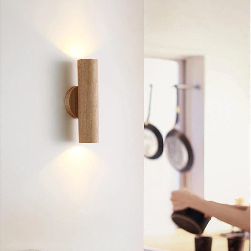 applique murale en bois naturel pour cuisine