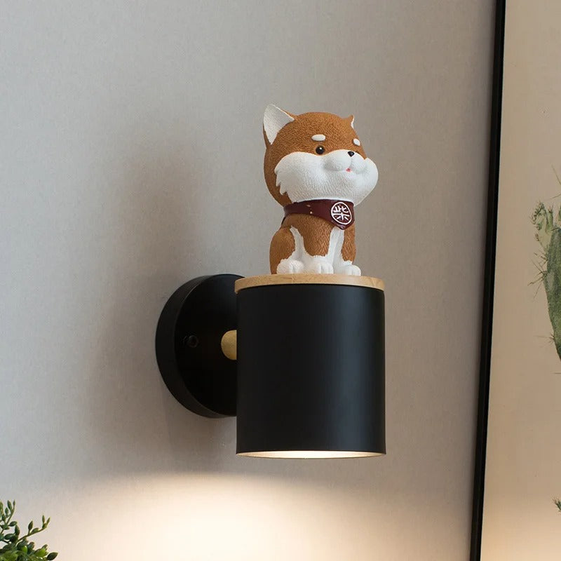 applique murale moderne motif chat