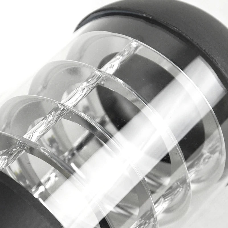 applique inox noir