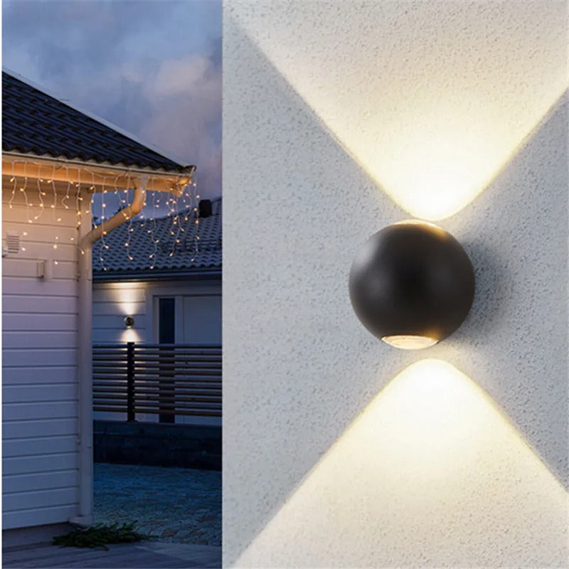 applique murale exterieur led design ronde