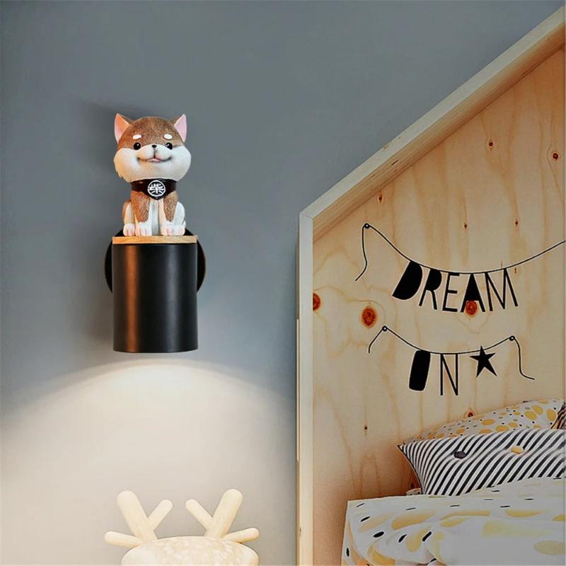 applique murale chambre enfant motif chat