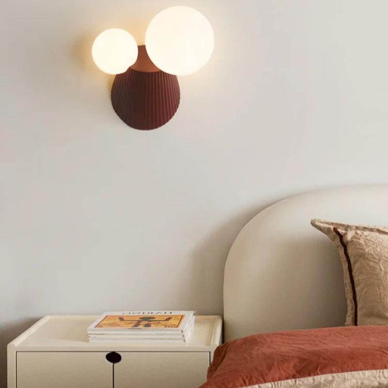 applique murale led cactus rouge