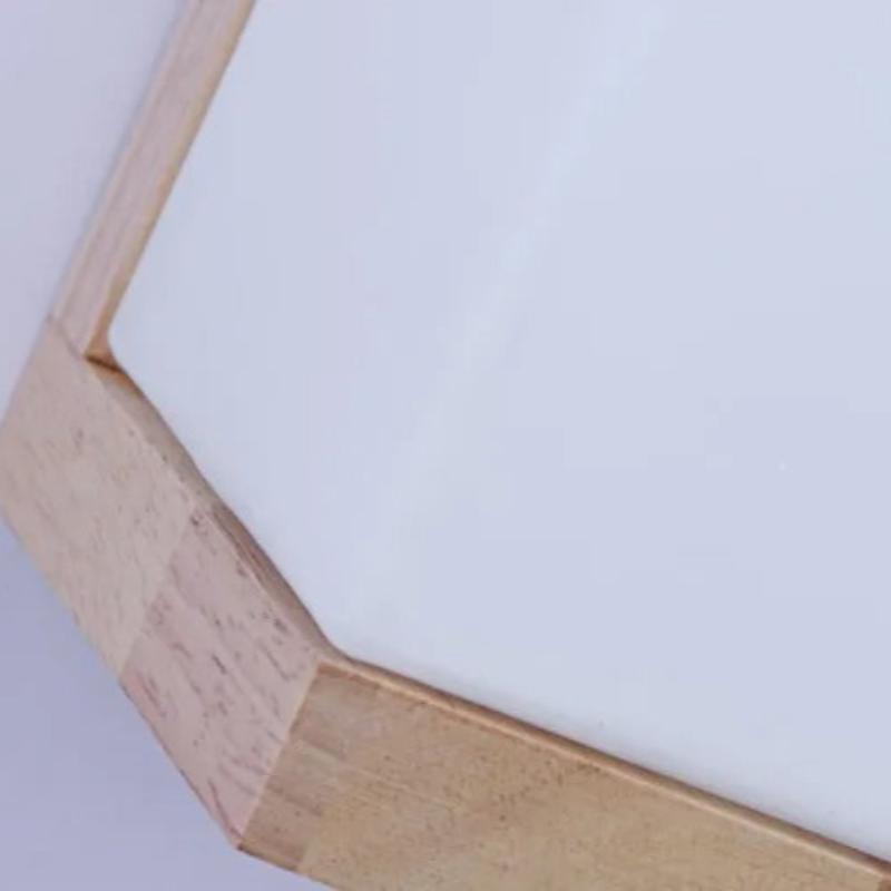applique murale cube en bois