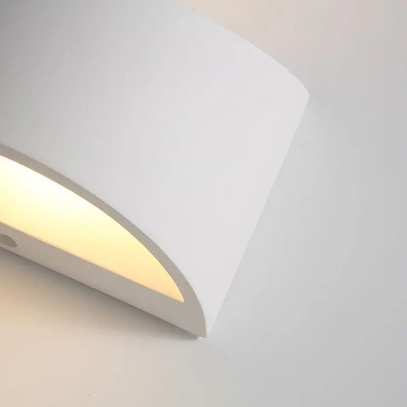 applique murale moderne blanche chambre led