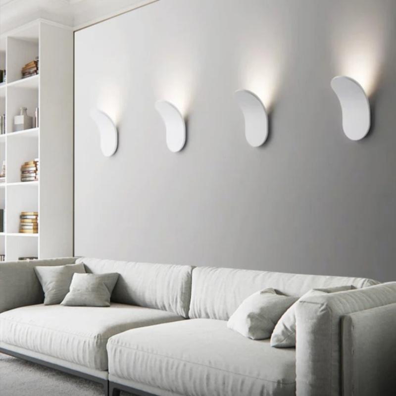 applique murale led salon salon blanc