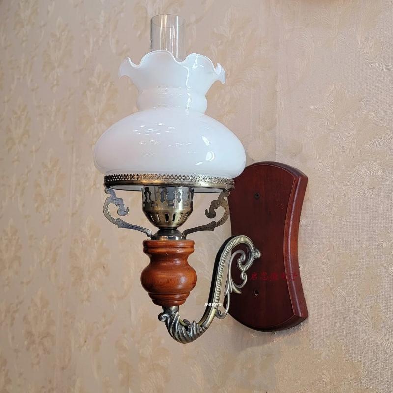 applique murale salon vintage bois