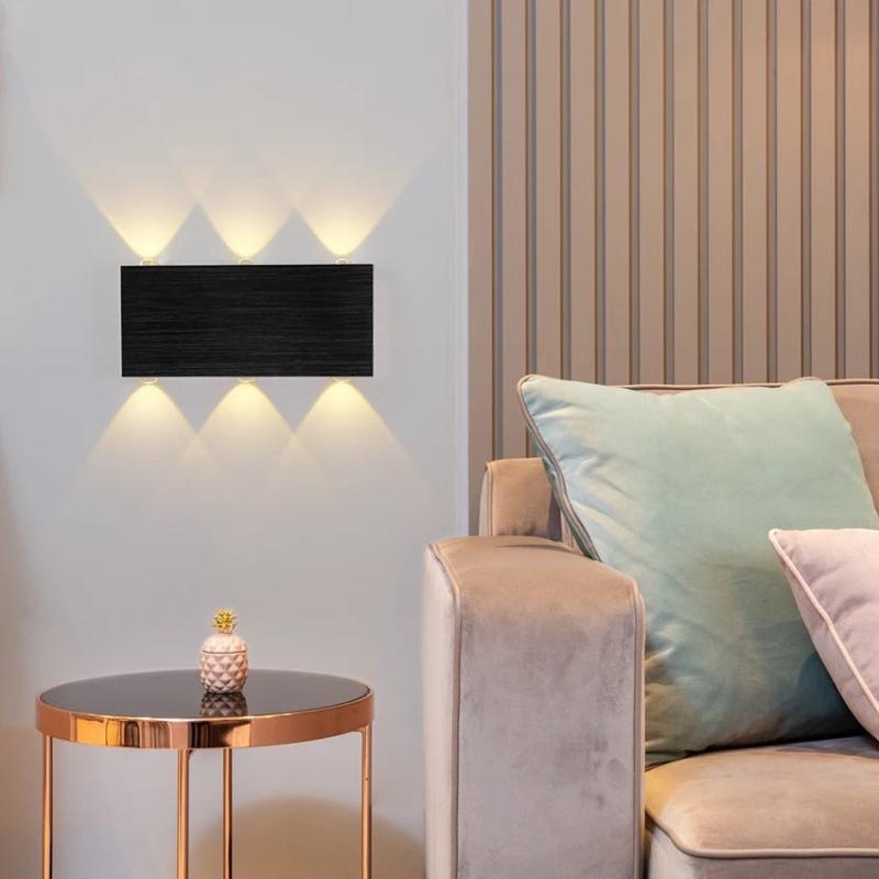 applique murale lampadaire noire
