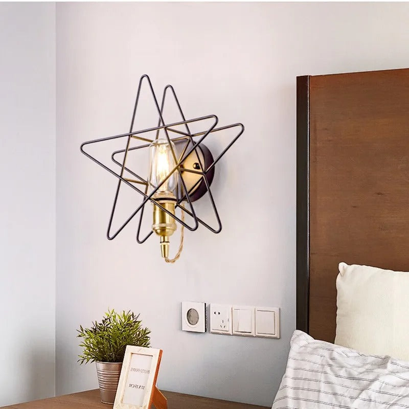 applique murale etoile noire chambre