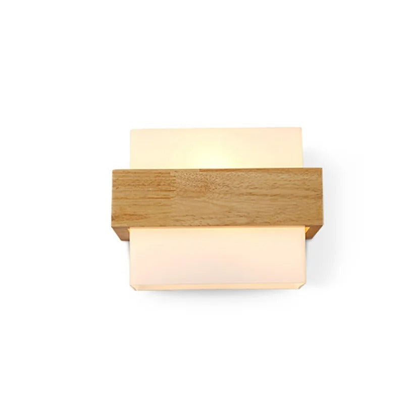 applique murale moderne led en bois